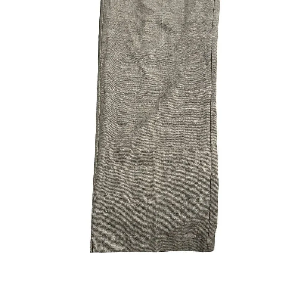 Adidas Mens Performance Golf Pants Gray Brown Logo 32x31
